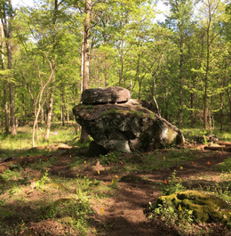 Forbes Rock at Culp's Hill Gettysburg