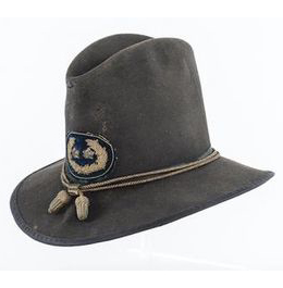 George Meade slouch hat on loan from the Civil War Museum of Philadelphia
