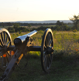 Cannon on Cemetery Ridge in Gettysburg